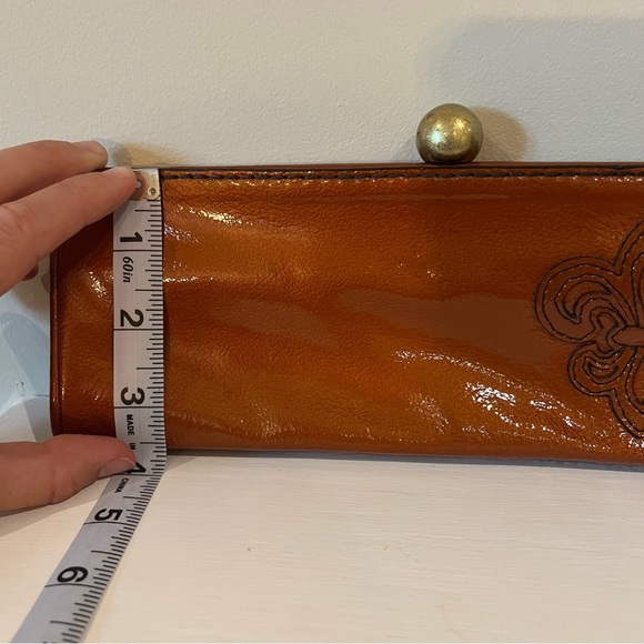 Vintage Gianni Bini Cognac Brown Clutch Bag/Purse. Excellent Condition. - Picture 11 of 11